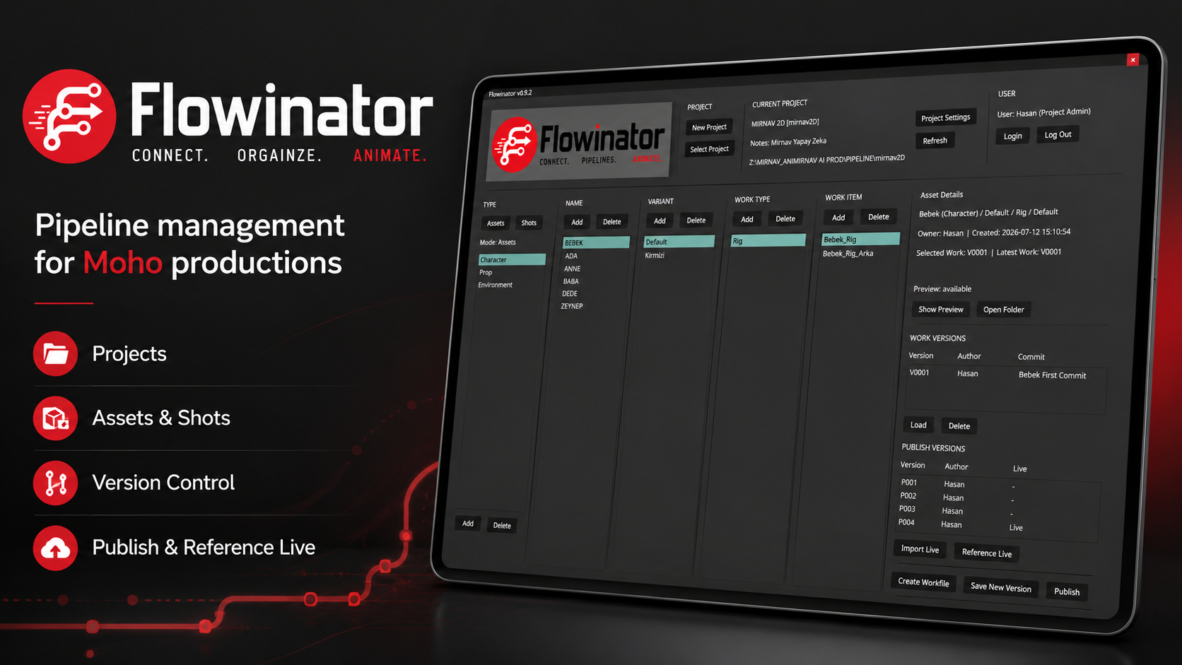 Flowinator feature overview